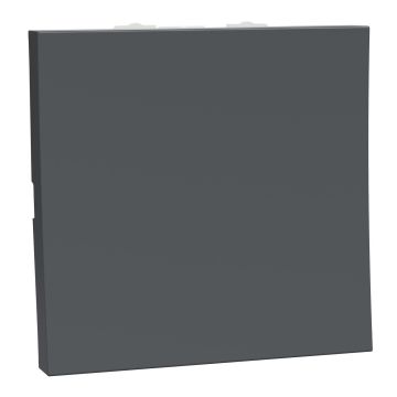 Switch, Miluz Lara, 10A, 1 Way, 2 Module, Anthracite