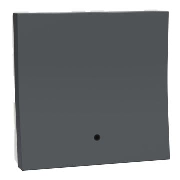 Switch, Miluz Zeta, 20A, 2 Pole, 2 Module, With Indicator, Anthracite