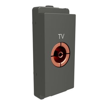 TV socket , Painted grey