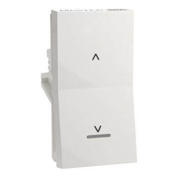 Unica Pure-16Ax Master Switch, 2 Way, White