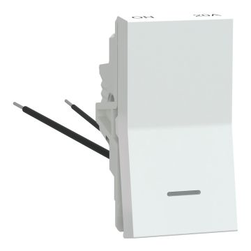 16AX~20A 1 Way switch , Neon indicator , white