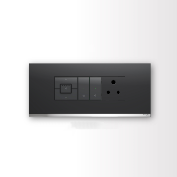 Switch With Fan Regulator - Grey